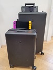 Foto of the GameLab suitcase with nintendo switches